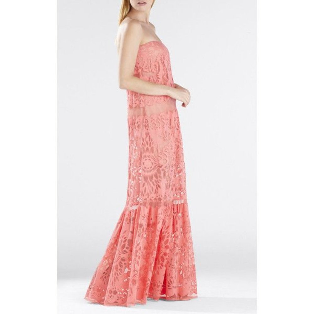 BCBGMAXAZRIA Melannie Strapless Gown